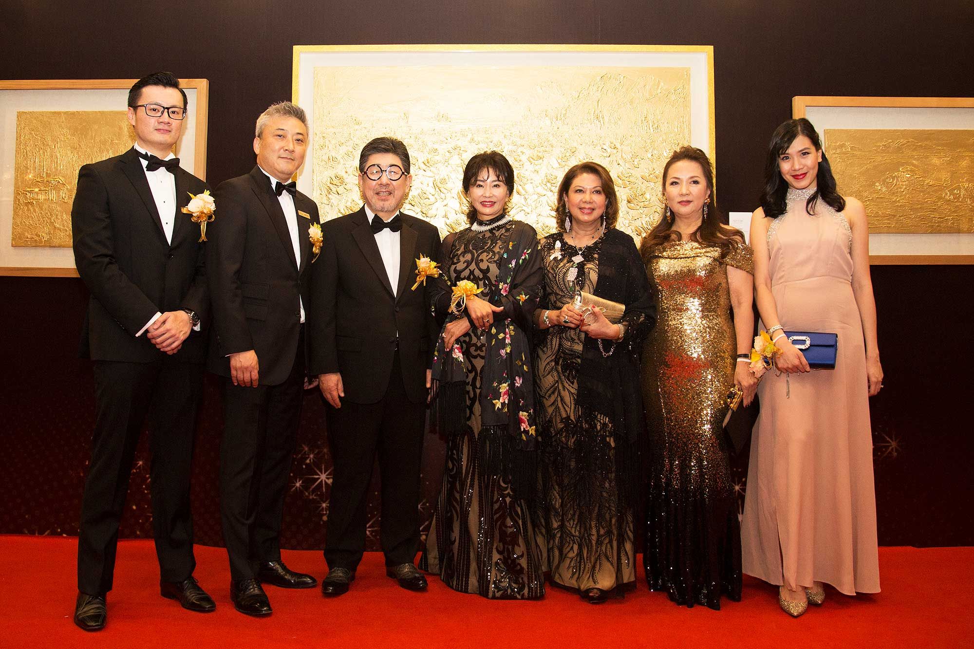 Michael Teh, Kevin Lee, Kim Il Tae, Jin Mi Ryang, Puan Sri Dato’ Akmal Abdul Salam, Serena Chiam and Allyson Yeo