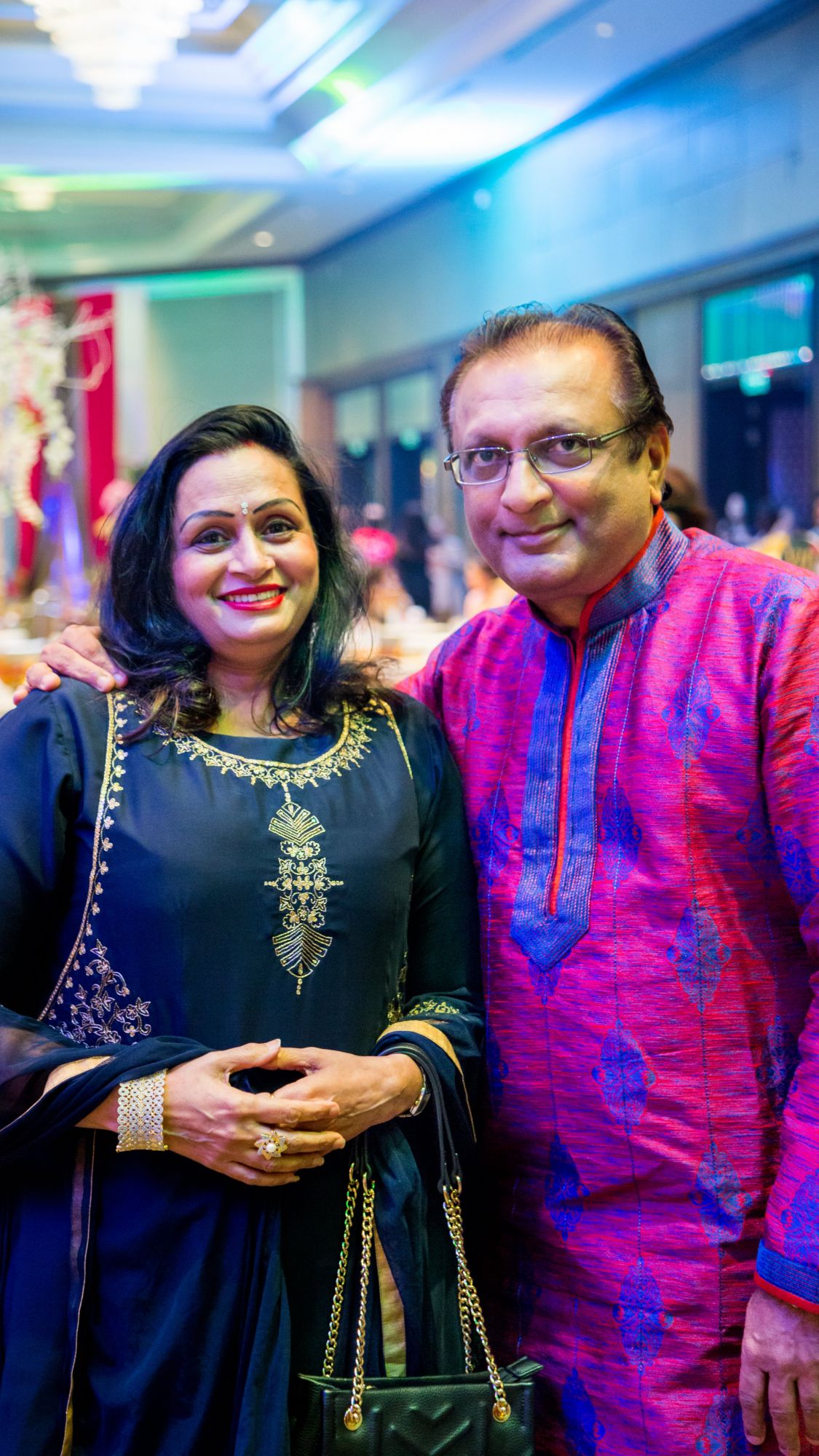 Saroj and Rajkumar Sheth