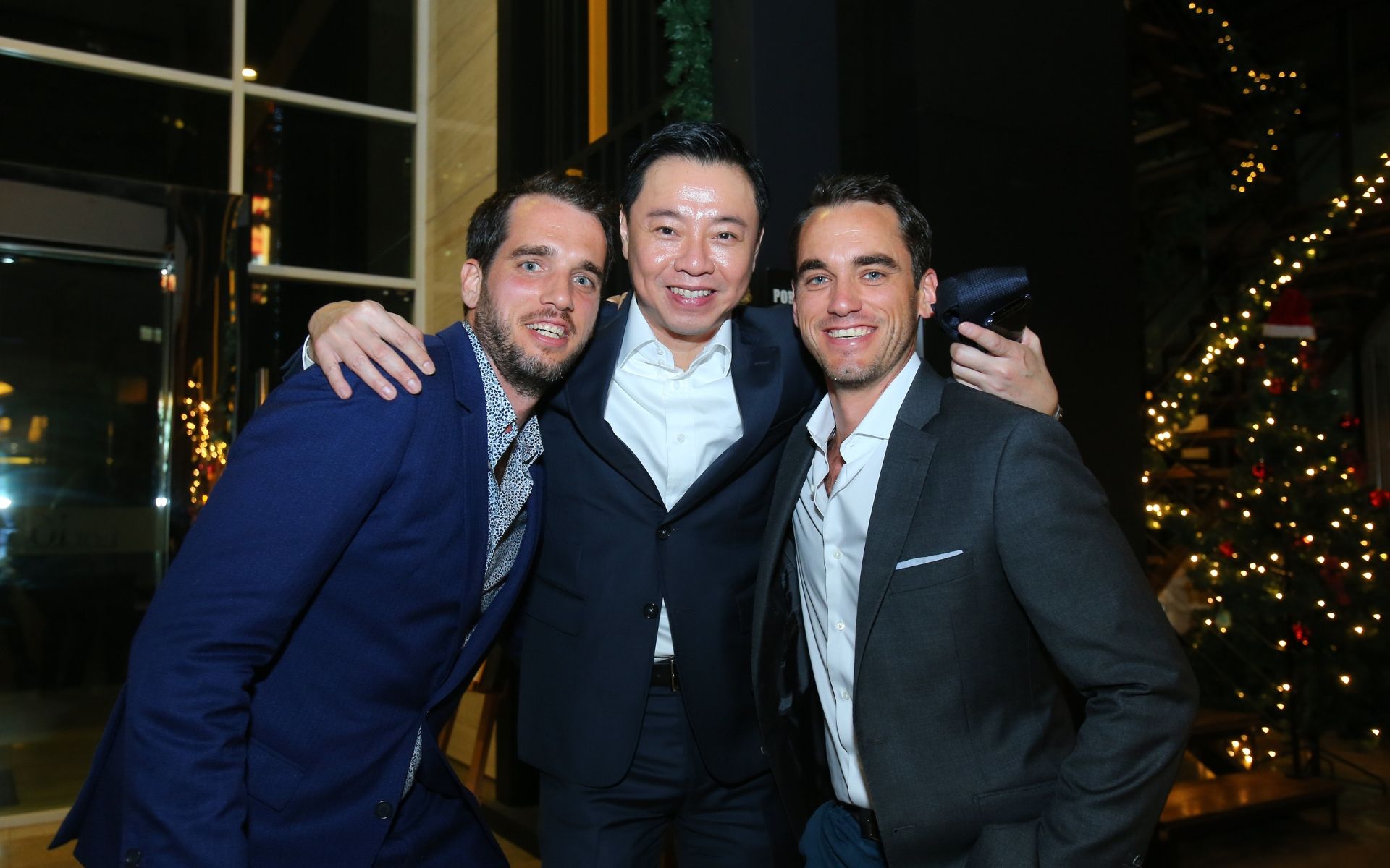 Bertrand Meylan, Tay Liam Khoon and Edouard Meylan