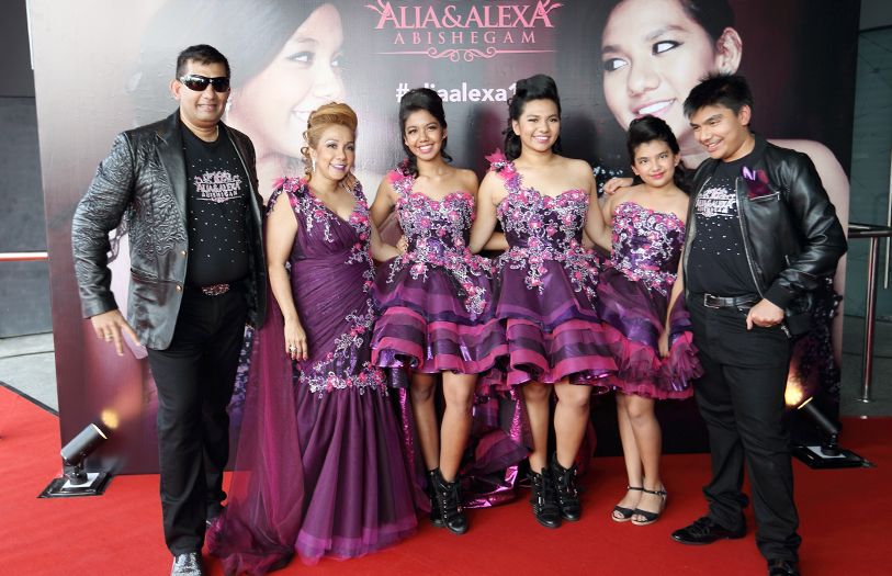 Dato' Sri Andrew Abishegam, Datin Sri Chris Abishegam, Alexa Abishegam, Alia Abishegam, Allegra Abishegam and Adam Abishegam
