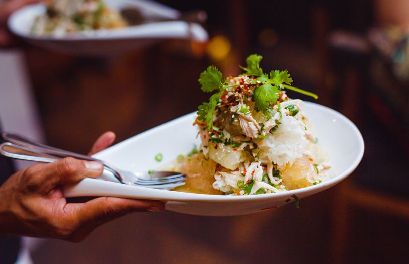 Guests were treated to the restaurant's signature dishes and cocktails like the soft shell crab rojak salad, dendeng balado, butter chicken and more.