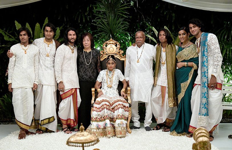 Tanzanite Lournard Chandran, Terimunite Lournard Chandran, Dato' Bernard Chandran, Chow Yook Lin, Thanyakumari Chandran, P Ramachandran, Tanestrran Lournard Chandran, Datin Mary Lourdes Chandran and Trunan Lournard Chandran