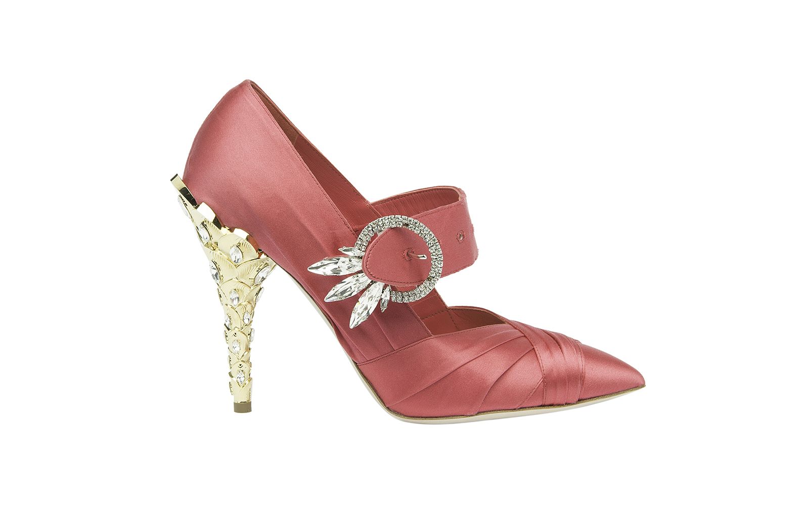 Miu Miu silk heels in pink (Photo: Courtesy of Miu Miu)