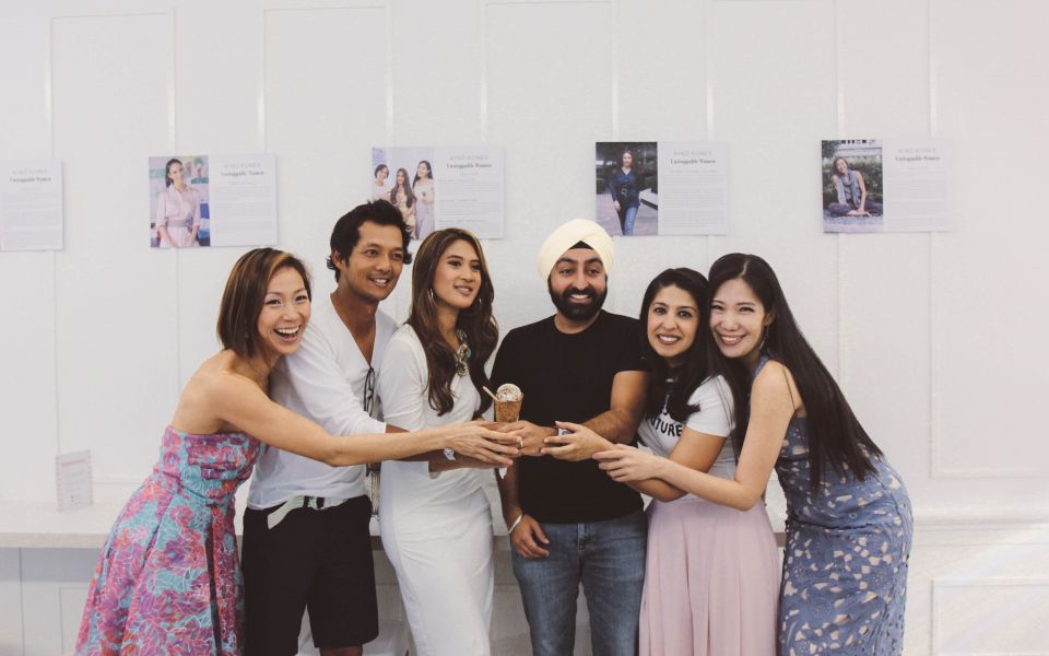 Davina Goh, Joey Azman, Jesrina Arshad, Ispal Bajaj, Kind Kones founder Serina Bajaj and Stephanie Looi
