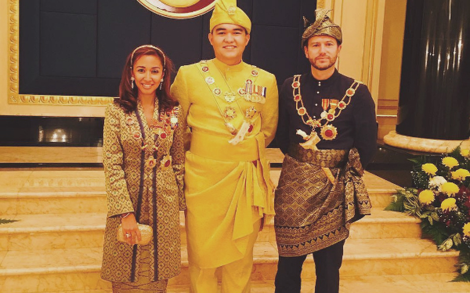 Tengku Amir Shah, the youngest and only son of HRH Sultan Sharafuddin Idris Shah of Selangor, was officially installed as the Raja Muda of Selangor on Saturday. (Photo: @zatashah)