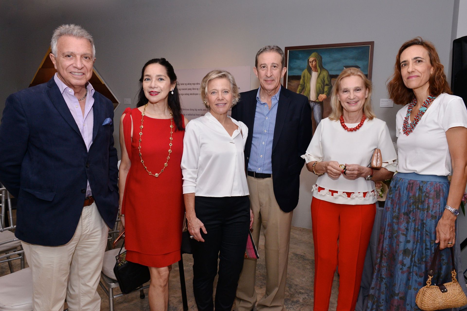 Miguel Realmonte, Marivic Rufino, Maria Gomez Acebo, Amb. Luis Calvo, Esperanza Padilla, Maria Jose Calvo