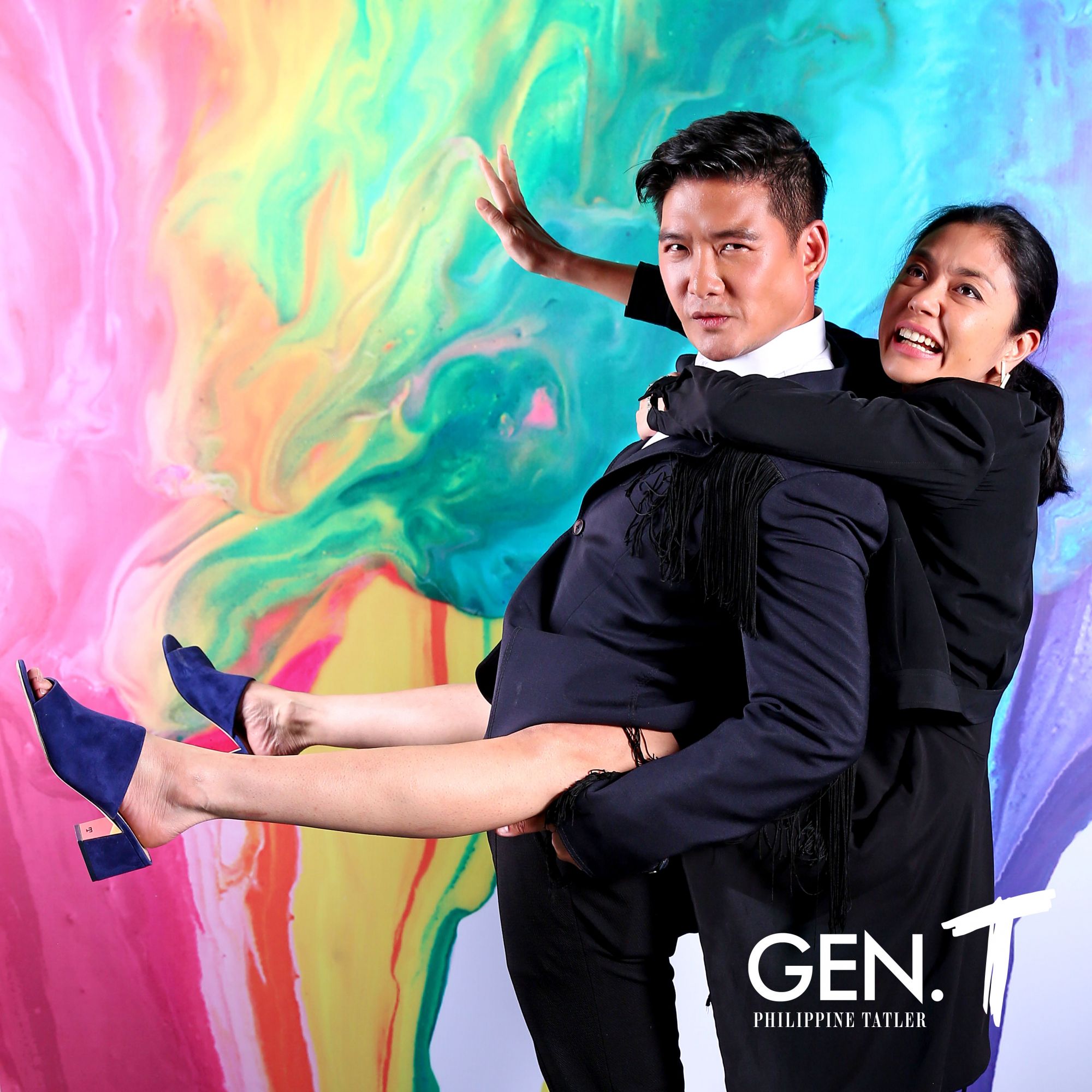 Tim Yap and Dina Tantoco