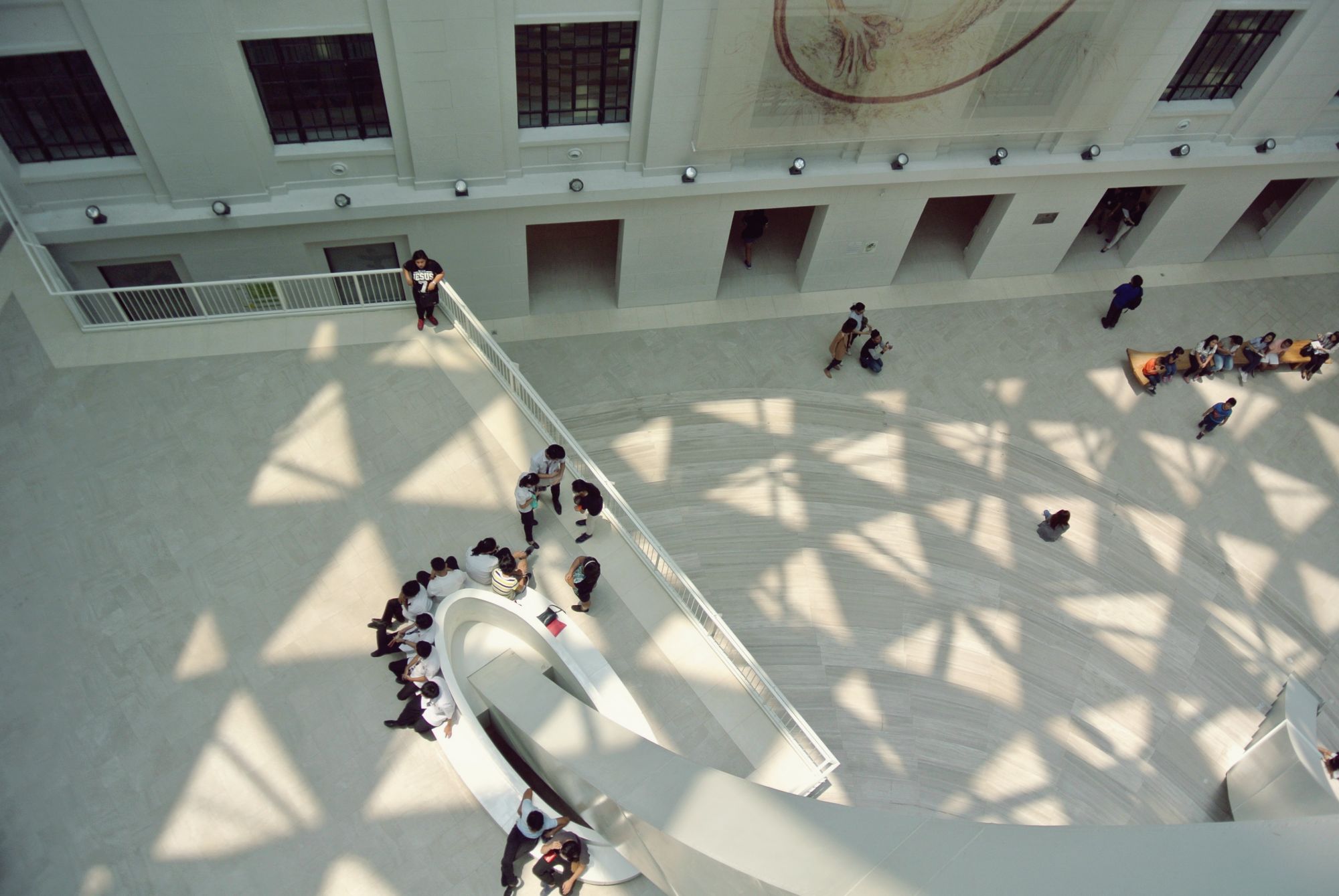 View of the courtyard from the 5TH floor.