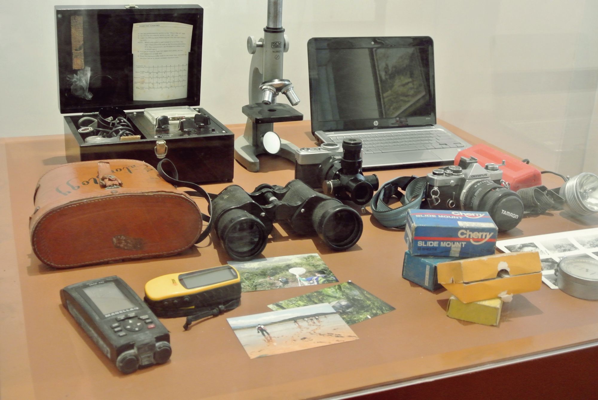 A display shows the modern kit of a "Naturalist"