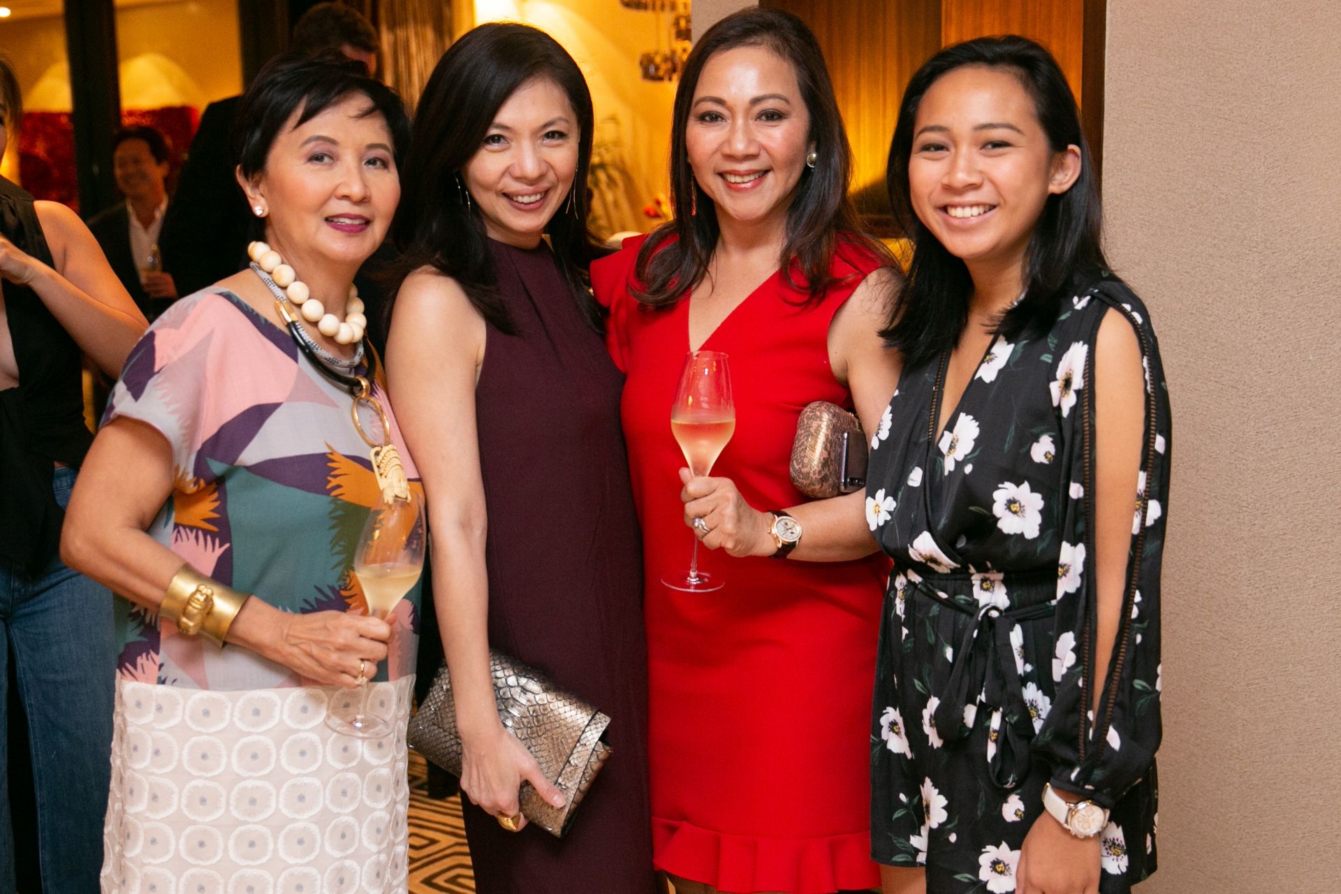 Fe Rodriguez, Kaye Tinga, Arlene and Ari Cu