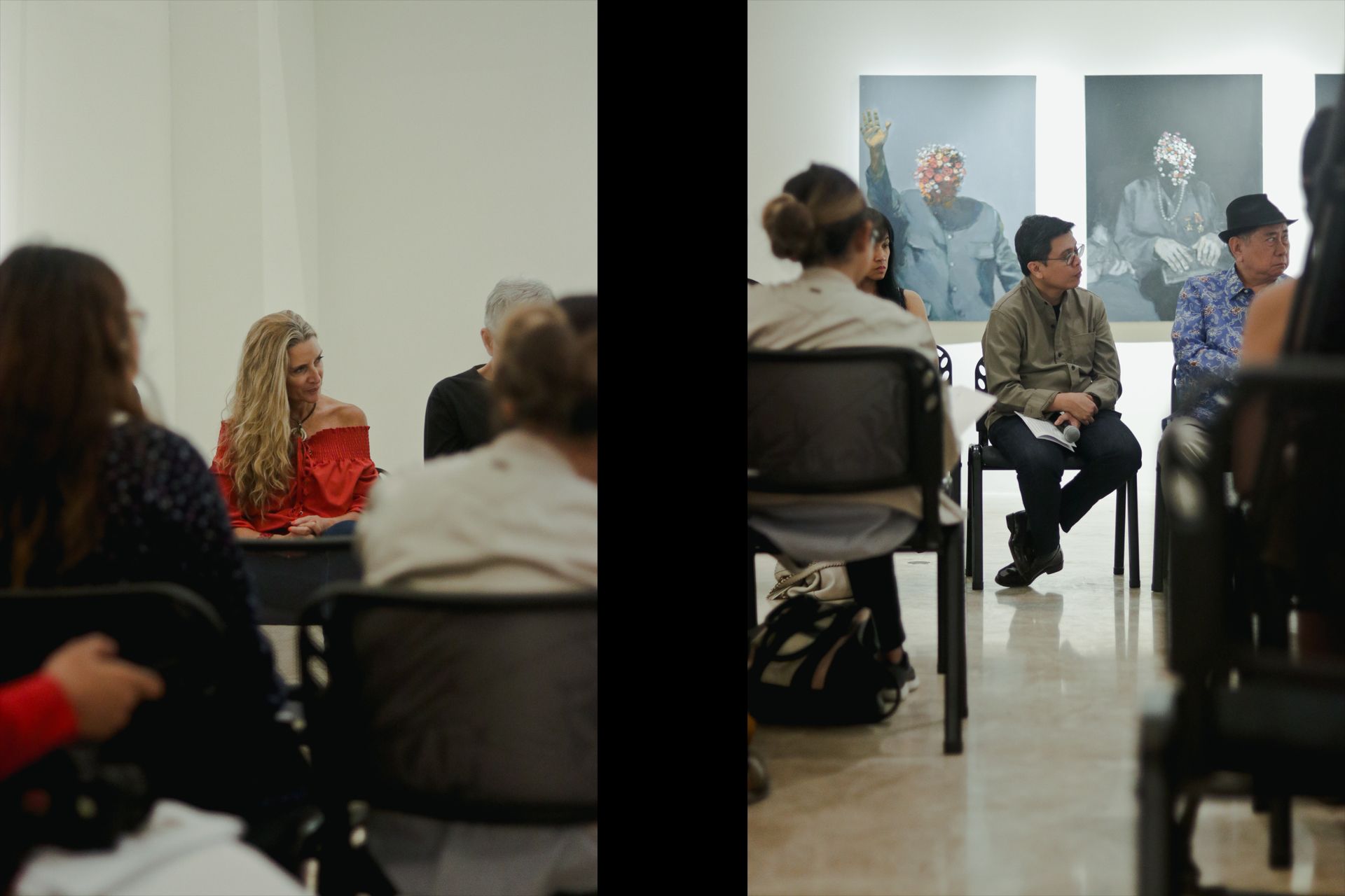 L: Loredana Pazzini-Paracciani; R: Dr. Patrick Flores
