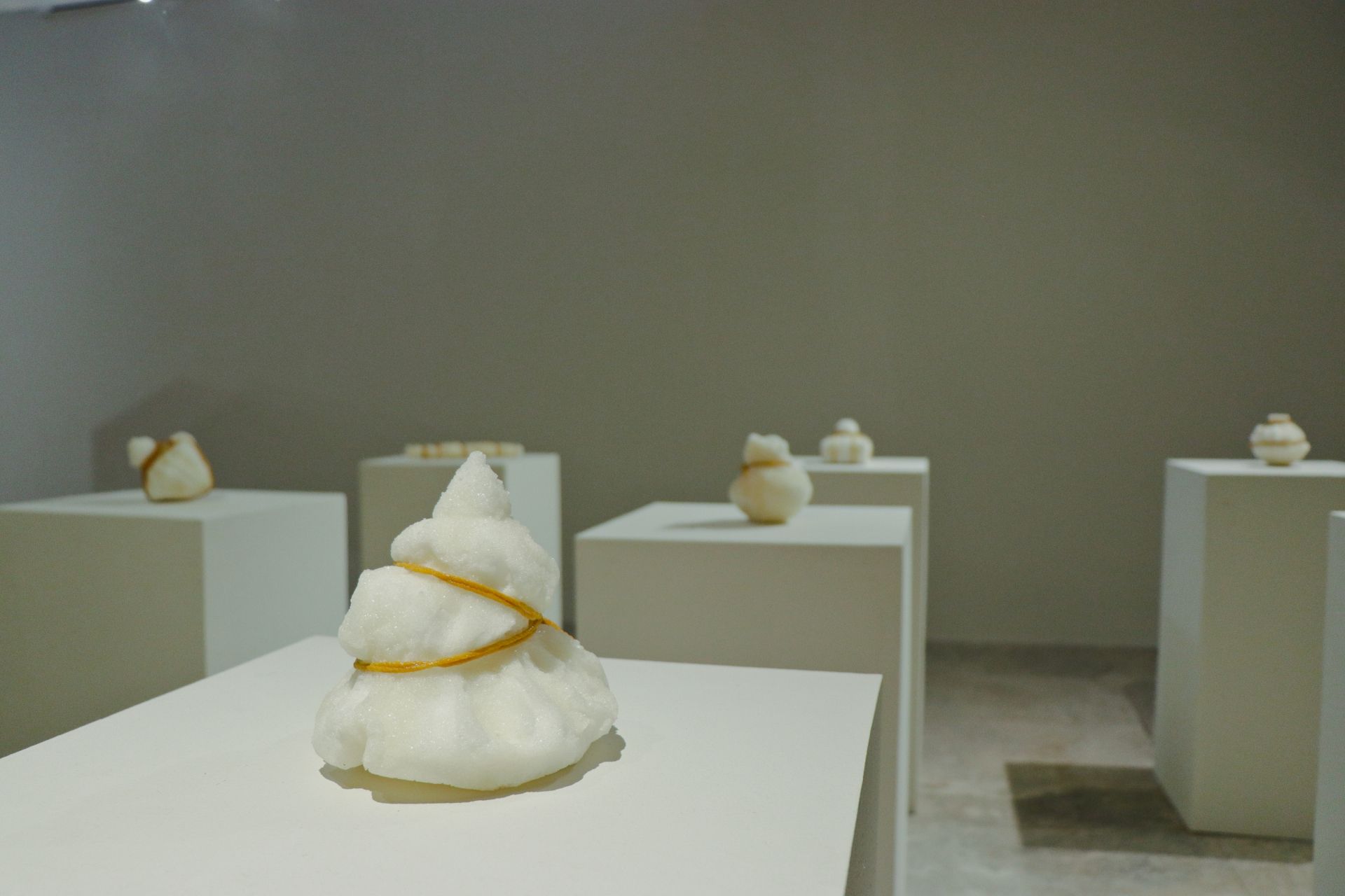 Salt installations by Yasmin Jaidin (Brunei)
