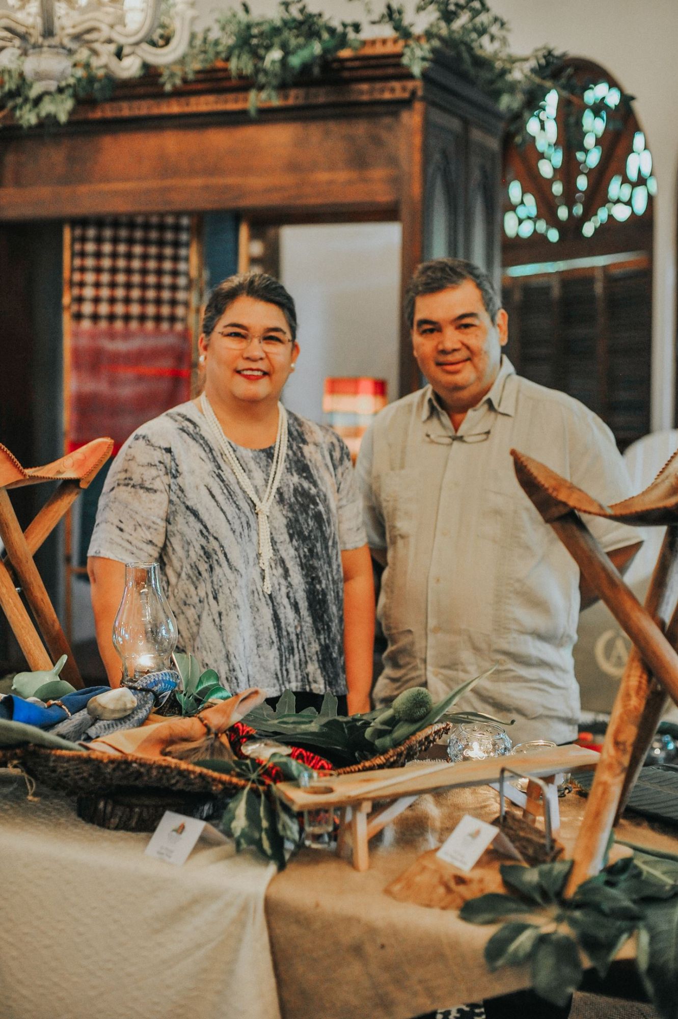 Ina and Joey Gaston of Hacienda Crafts
