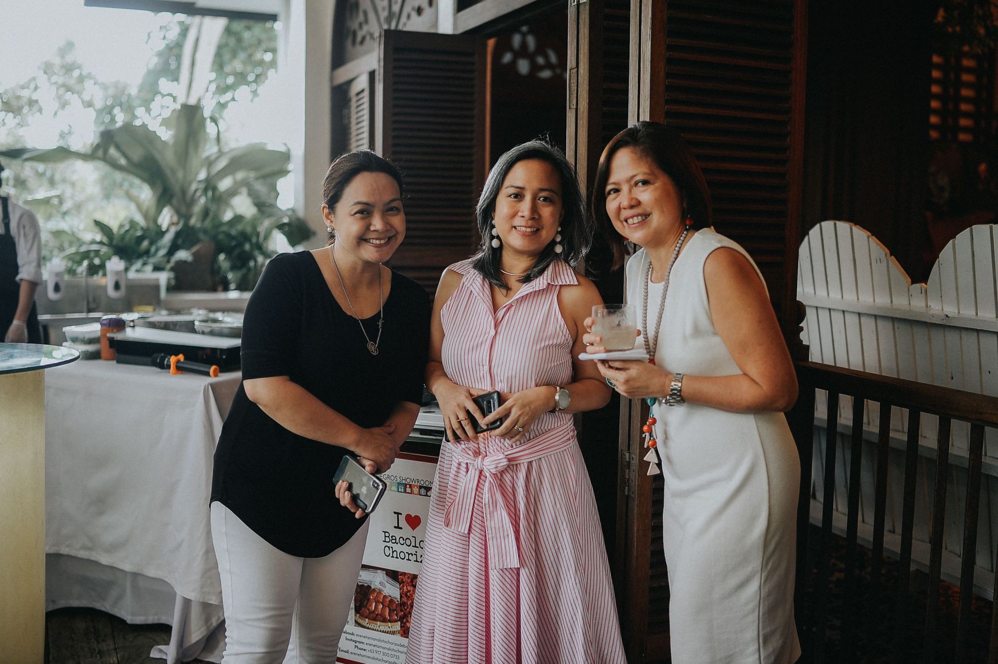 Cata Ereñeta-Manaloto, NTF Chairwoman Catherine Lobaton, and Merry Ann Colmenares