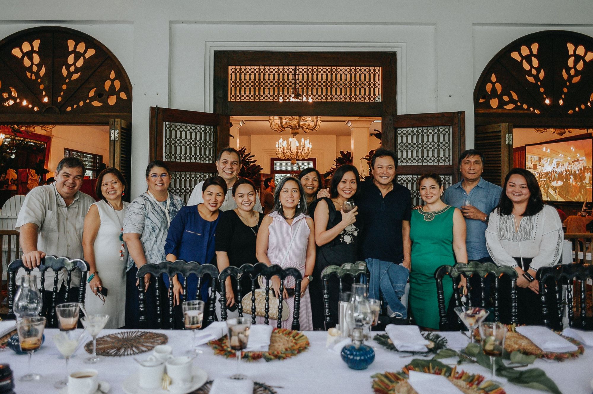 Joey Gaston, Merry Ann Colmenares, Ina Gaston, Mike Claparols, Treena Tecson, Cata Ereñeta-Manaloto, NTF Chairwoman Catherine Lobaton, Banj Claparols, Mariel San Agustin, Chef Tonyboy Escalante, Isabel Lozano, Francis Esteban, and Ynez Reyes