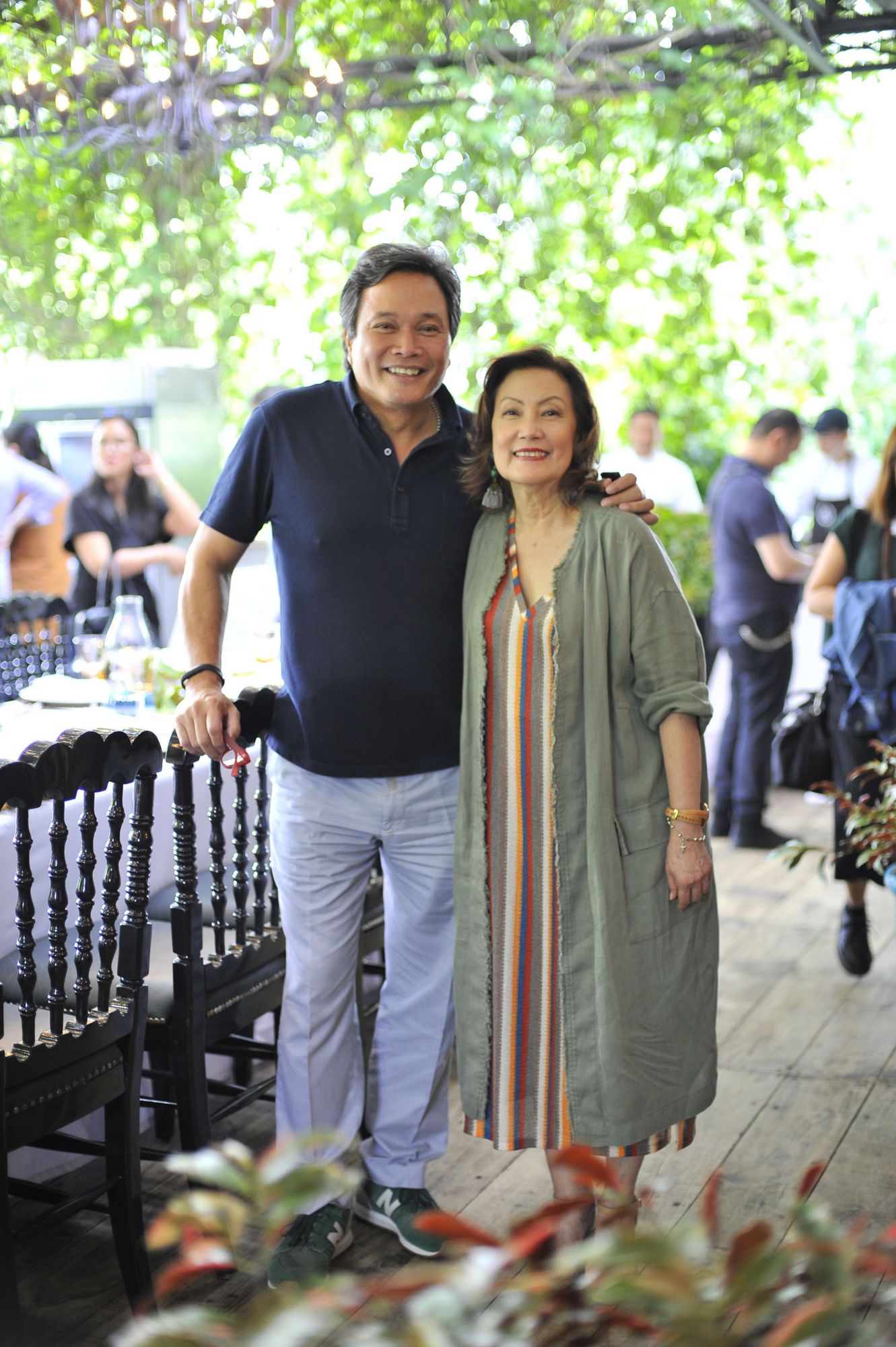 Chef Tonyboy Escalante and Nena Vargas Tantoco