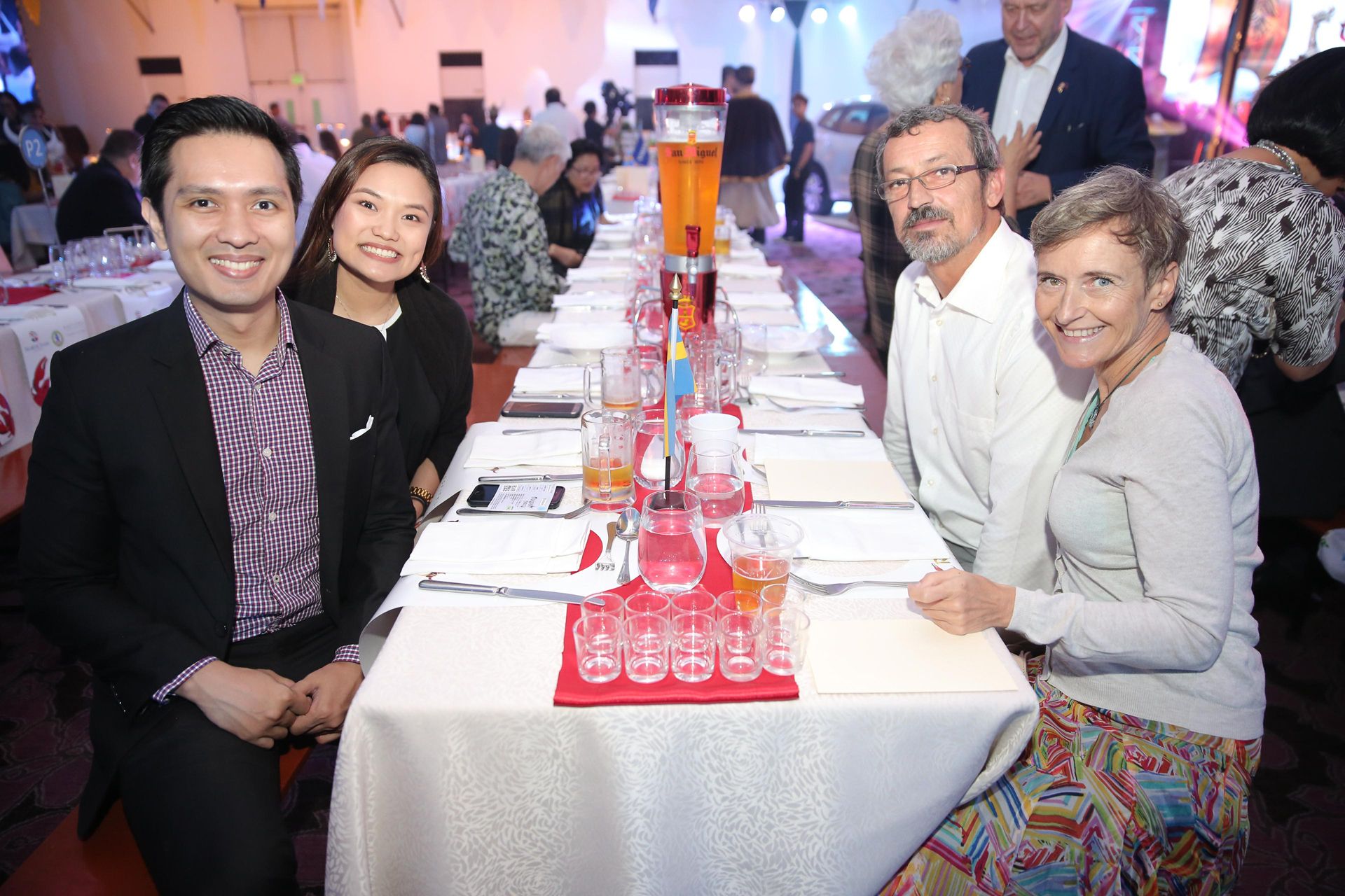 Paolo Ilustre, Ikea’s HR Manager Diana Atienza, Ikea Philippines Market Development Manager Georg Platzer and Tatjana Platzer
