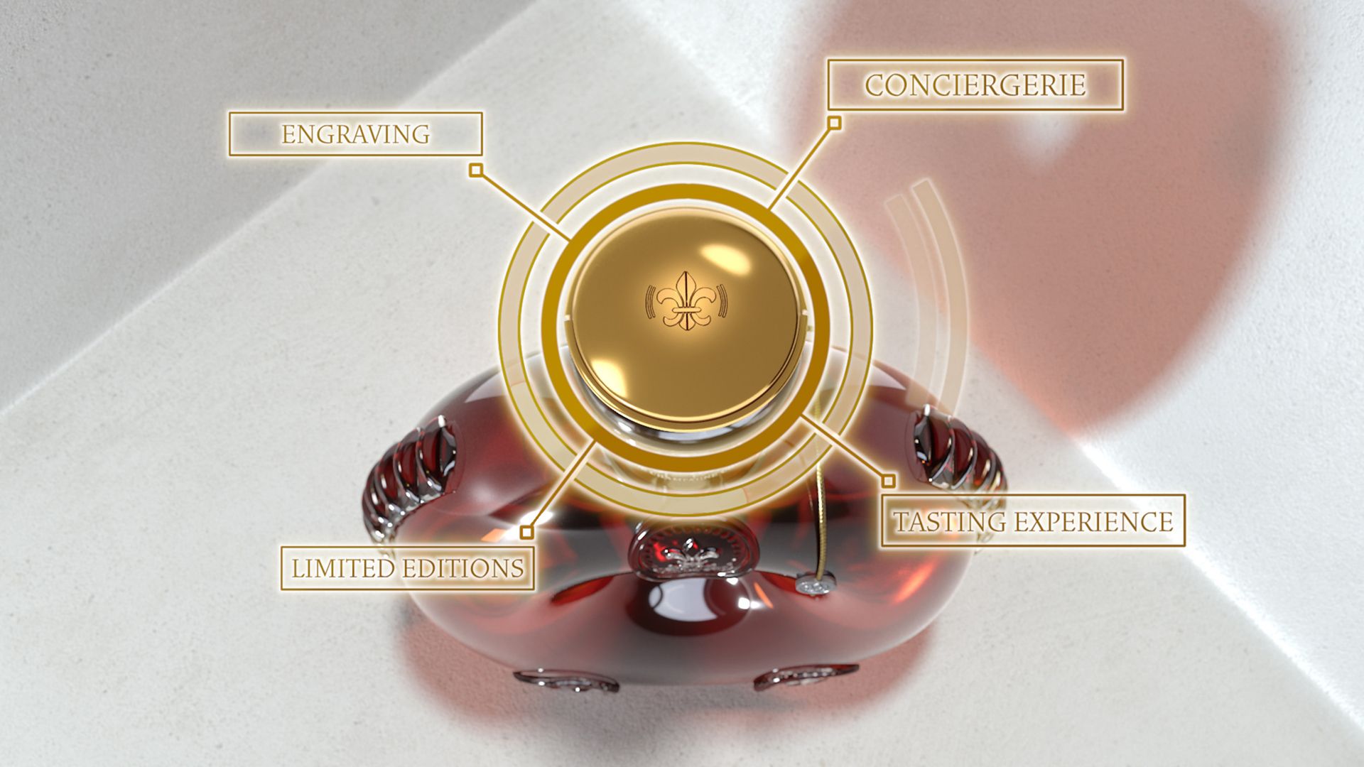 This cognac smart decanter unlocks access to private members-only club