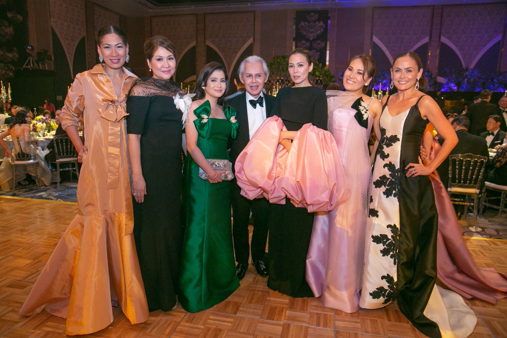 Techie Hagedorn, Mons Romulo, Berna Romula Puyat, Ino Sotto, Mandy Dela Rama, Aivee Teo, and Joanna Preysler Francisco