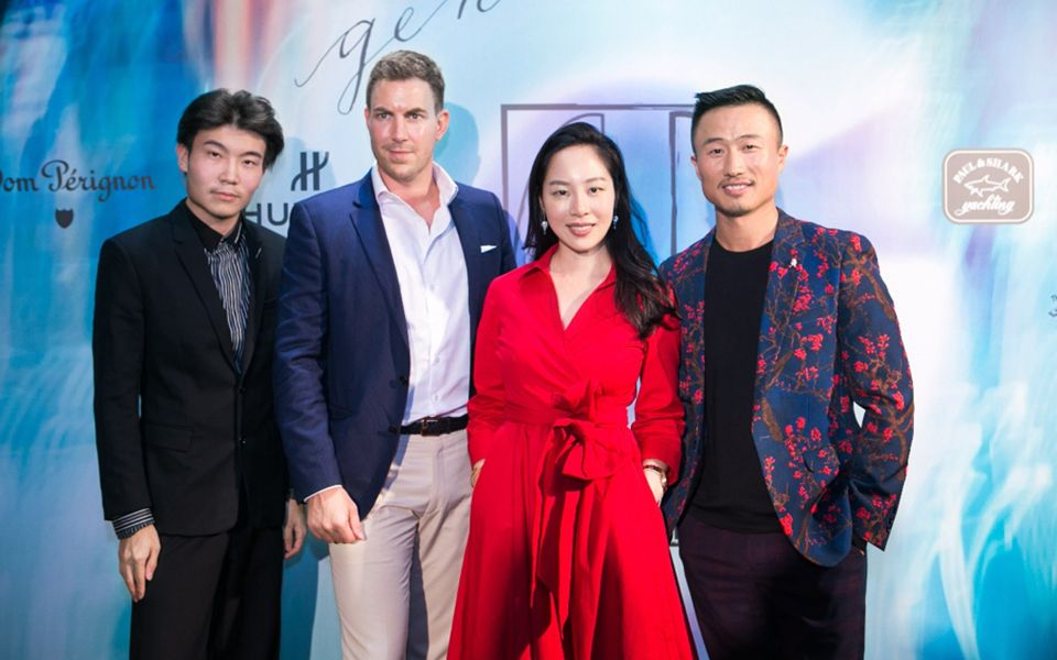 Beijing: Gen.T lister Huang Xufu, co-founder of M Woods art museum, with Michel Lamunière, chairman and CEO of Edipresse Media Asia, and fellow 2017 listers Sara Jane Ho, founder of etiquette school Institute Sarita, and F-Space co-founder Sun Zijie.