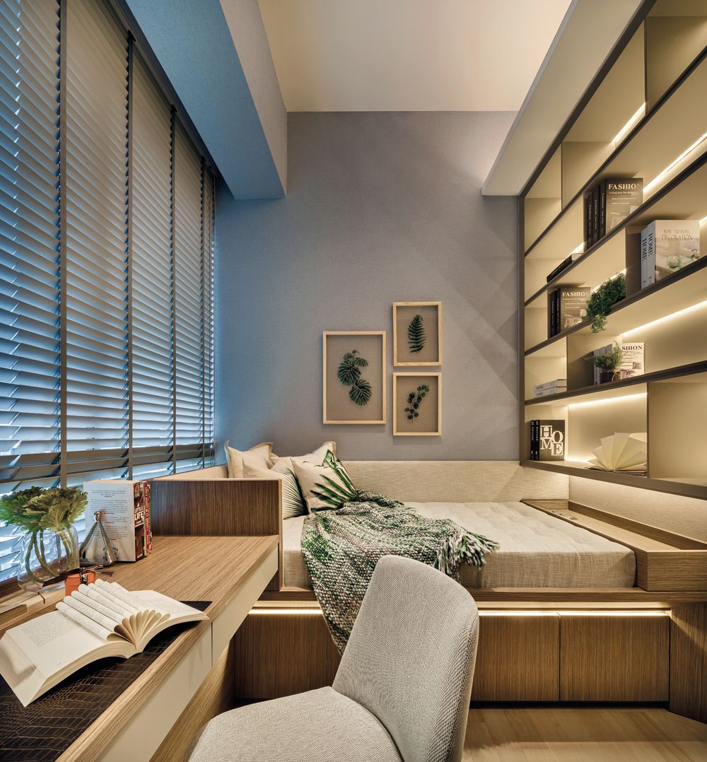 study with botanical theme by Designworx