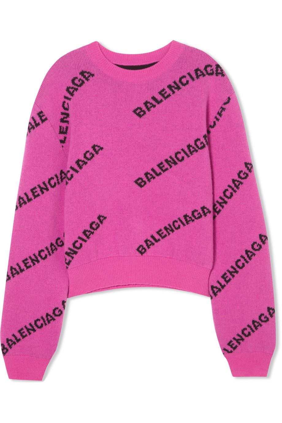 Net-A-Porter x Balenciaga Intarsia virgin wool sweater