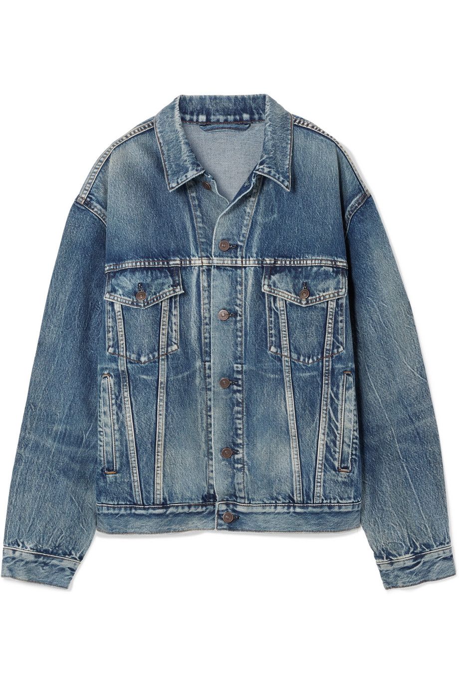 Net-A-Porter x Balenciaga Like A Man oversized printed denim jacket