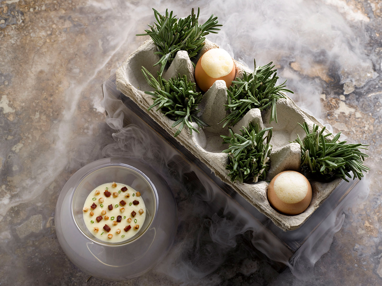 55 Degree egg (Photo: Courtesy of Odette)