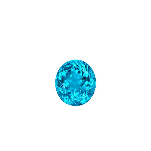 Oval Brazilian Paraíba tourmaline weighing over 60ct