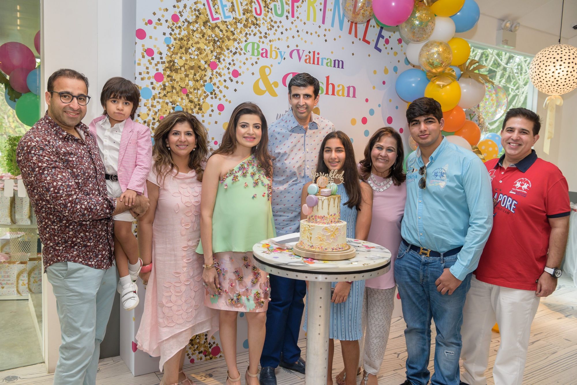 Ashvin Budhrani, Aarav Valiram, Lavina Valiram, Roshan Valiram, Mukesh Valiram, Jiya Valiram, Champa Valiram, Harein Valiram, Ashvin Valiram