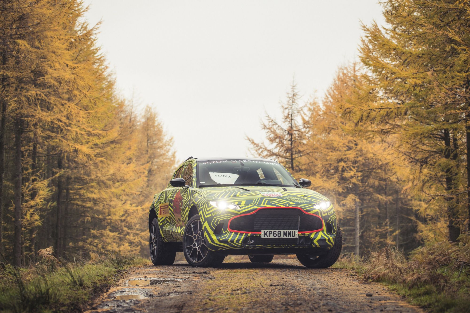 Aston Martin's Debut SUV Gets Put Through Its Paces