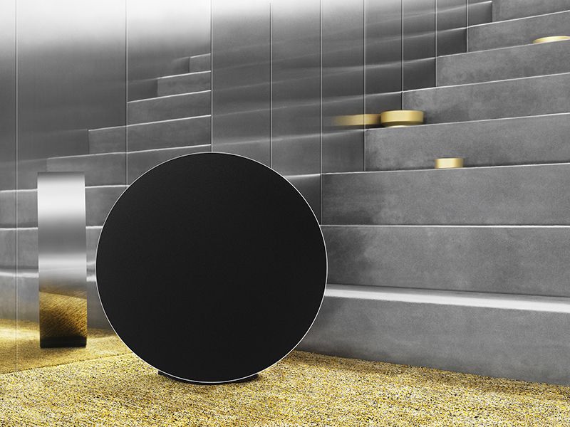 Beosound Edge wireless home speaker, available at Bang & Olufsen