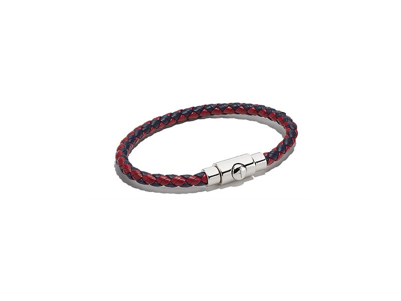 Two-toned braided bracelet, available at Salvatore Ferragamo stores