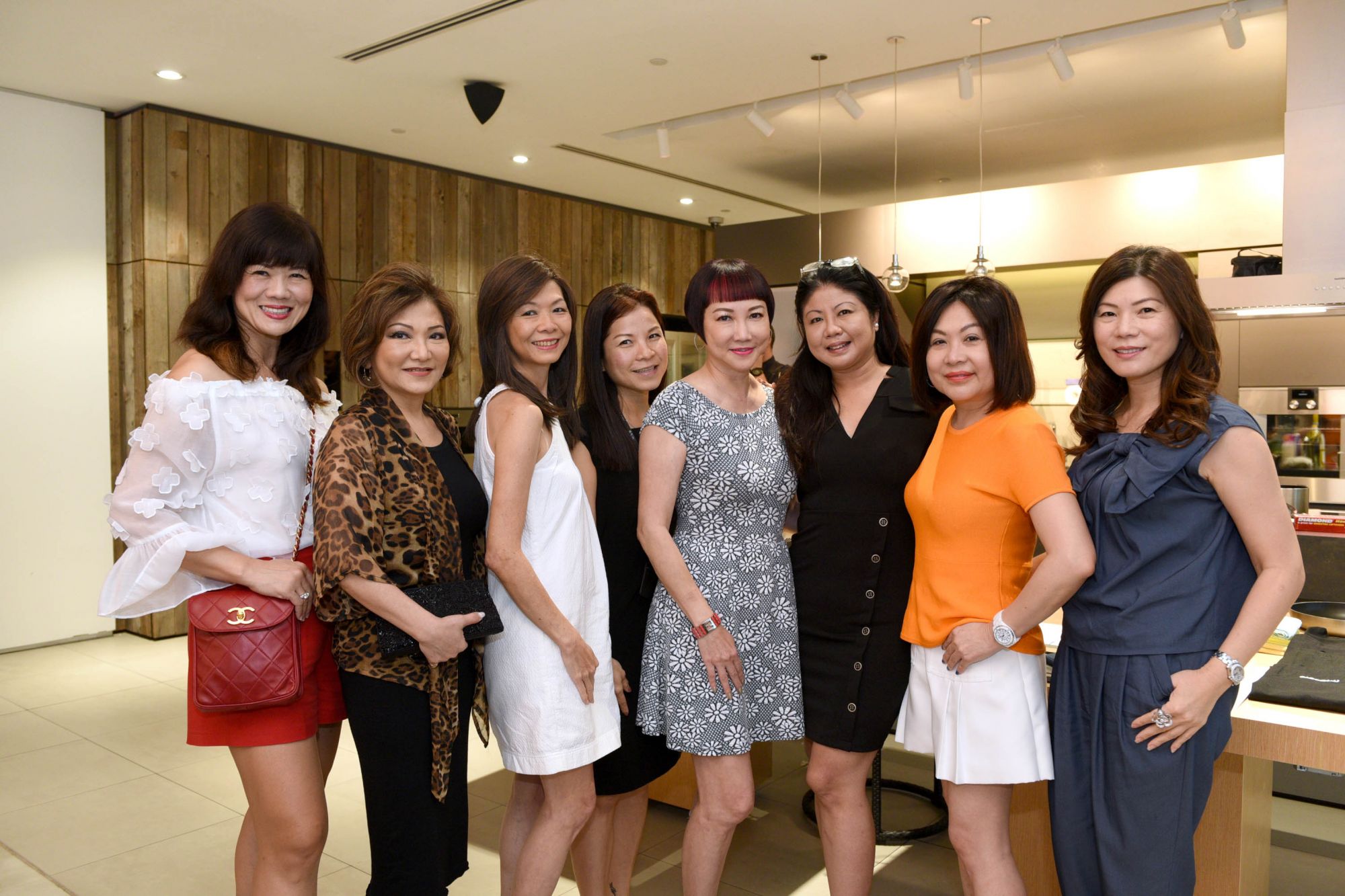 Yvonne Zee, Audrey Mico, Dolly Cheong, Della Loh, Frances Low, Stephanie Tan, Lilian Low, Caroline Quach