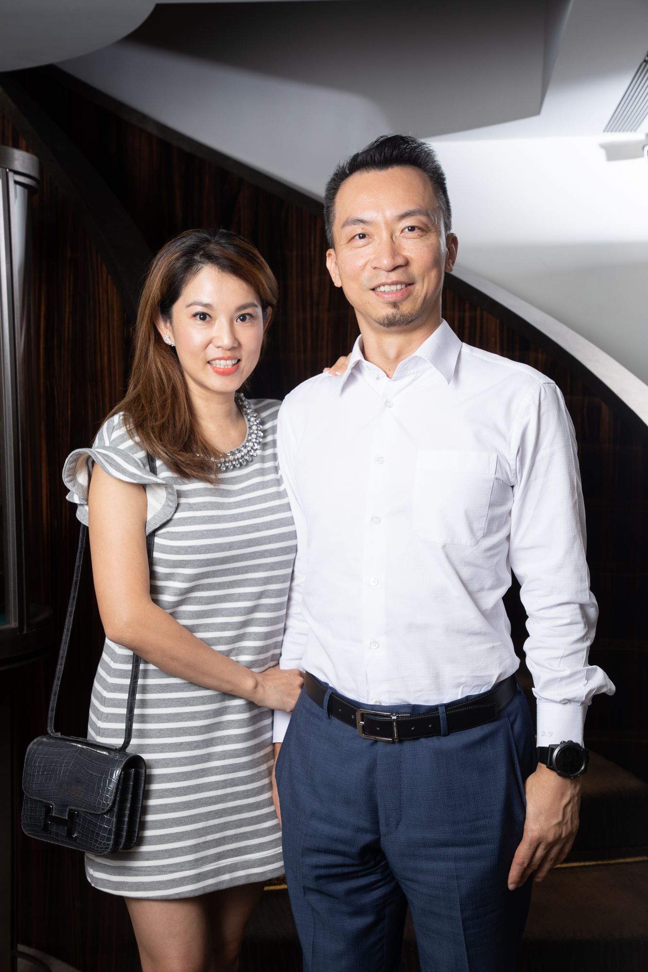 盧秀婷、翁振國伉儷