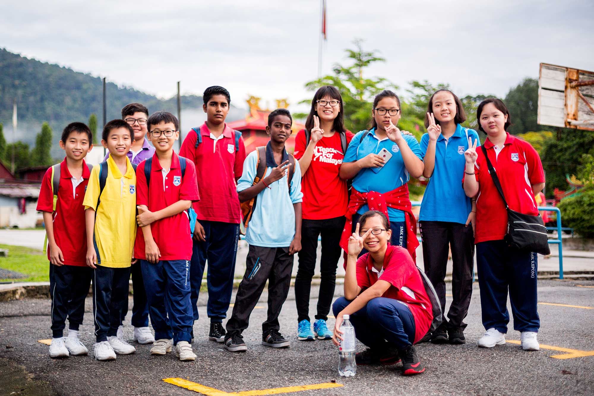 Meet the 10 schoolchildren from a primary school in Kepong, with their teacher Kimberly Aw, a Teach For Malaysia Fellow